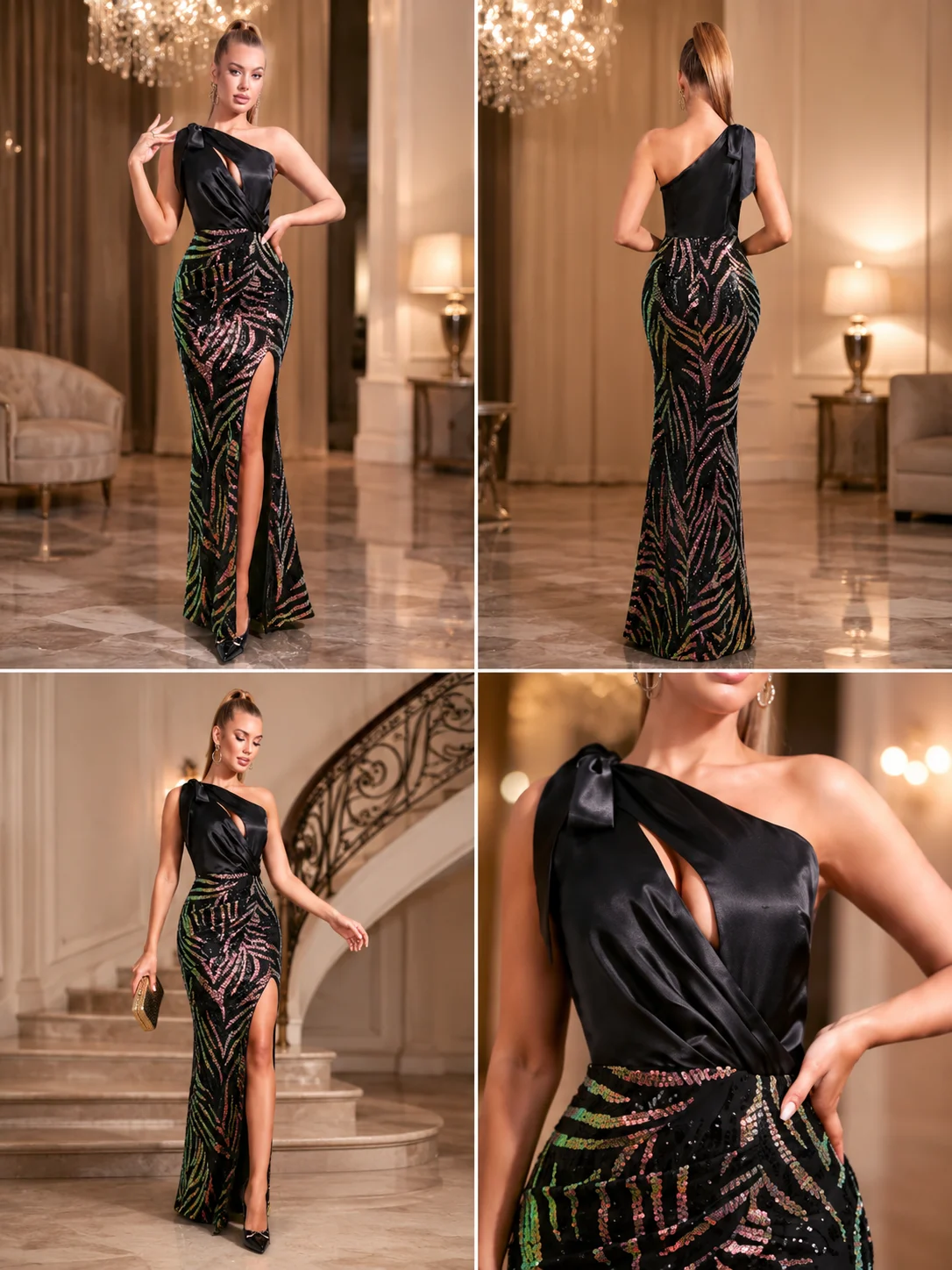 Long Dress Wedding Guest Vestido De Fiesta Cocktail Birthday Gala Outfit - Image 7