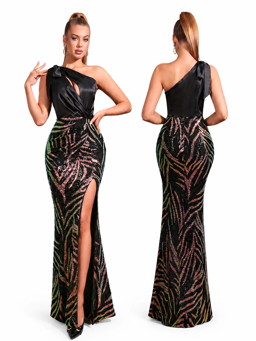 Long Dress Wedding Guest Vestido De Fiesta Cocktail Birthday Gala Outfit - Image 2