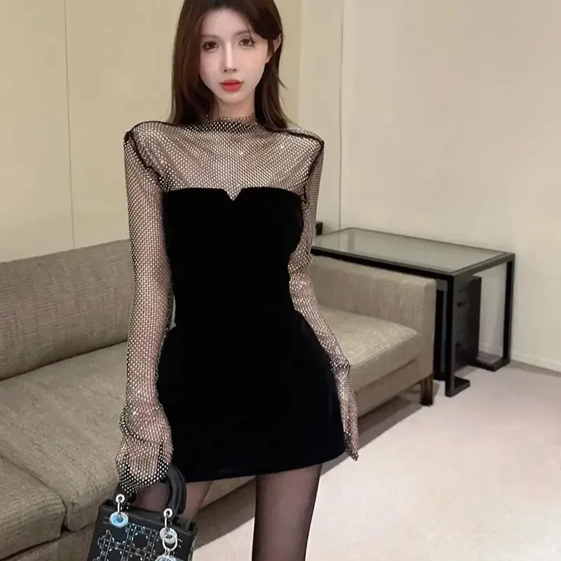 Long Sleeve Dress Sexy Coquette Clothes Dresses for Women Tight Short Mini Corset - Image 5