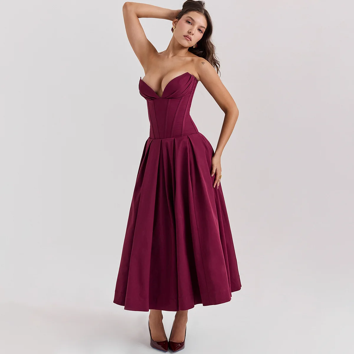Occasion Corset Dress Long Party Dresses - Image 7