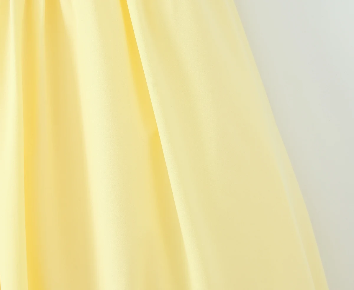 Strapless Bow Elegant Evening Party Dresses For Women Lace Up Bandage Back Ball Gown Yellow Dress Christmas Robe - Image 20