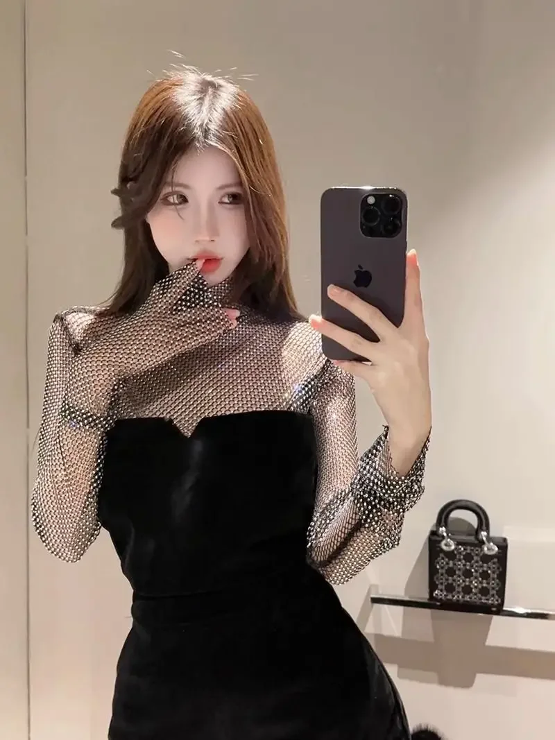 Long Sleeve Dress Sexy Coquette Clothes Dresses for Women Tight Short Mini Corset - Image 16