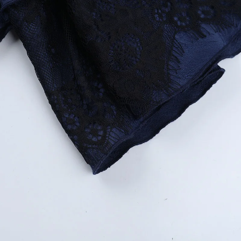 Dark A-line Textured Mini Dress for Women Mall Gothic Outfits Jacquard Lace Trim Embellished Dresses Ball Gown Halloween - Image 21