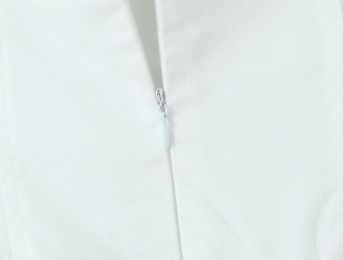 Sexy Backless Halter Embroidery White Dress For Women Elegant A-line Low Waist Mini Dresses - Image 21