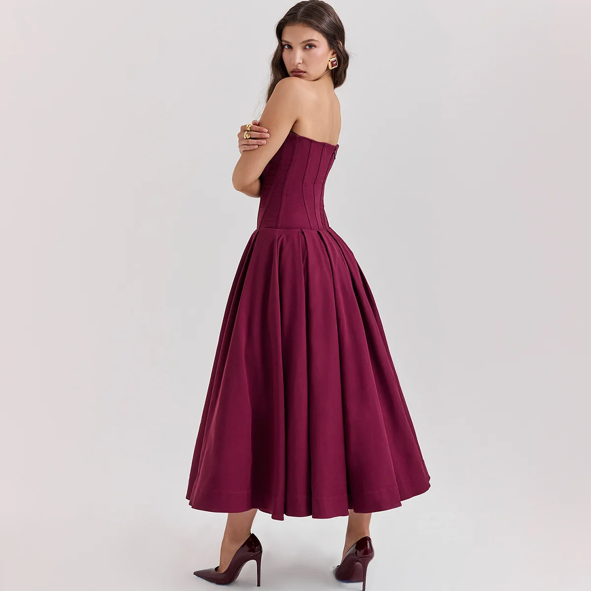 Occasion Corset Dress Long Party Dresses - Image 9