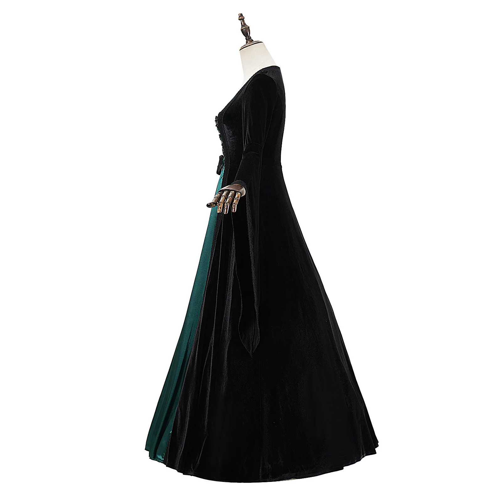 Halloween vintage corset dress cosplay outfit, vintage medieval Renaissance dress, court party - Image 8
