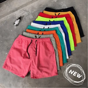 2026 Mens Swim Trunks Beach Board Shorts M 5XL Summer Swimming Running Sports Surfing Quick Dry Breathable Lightweight Shorts