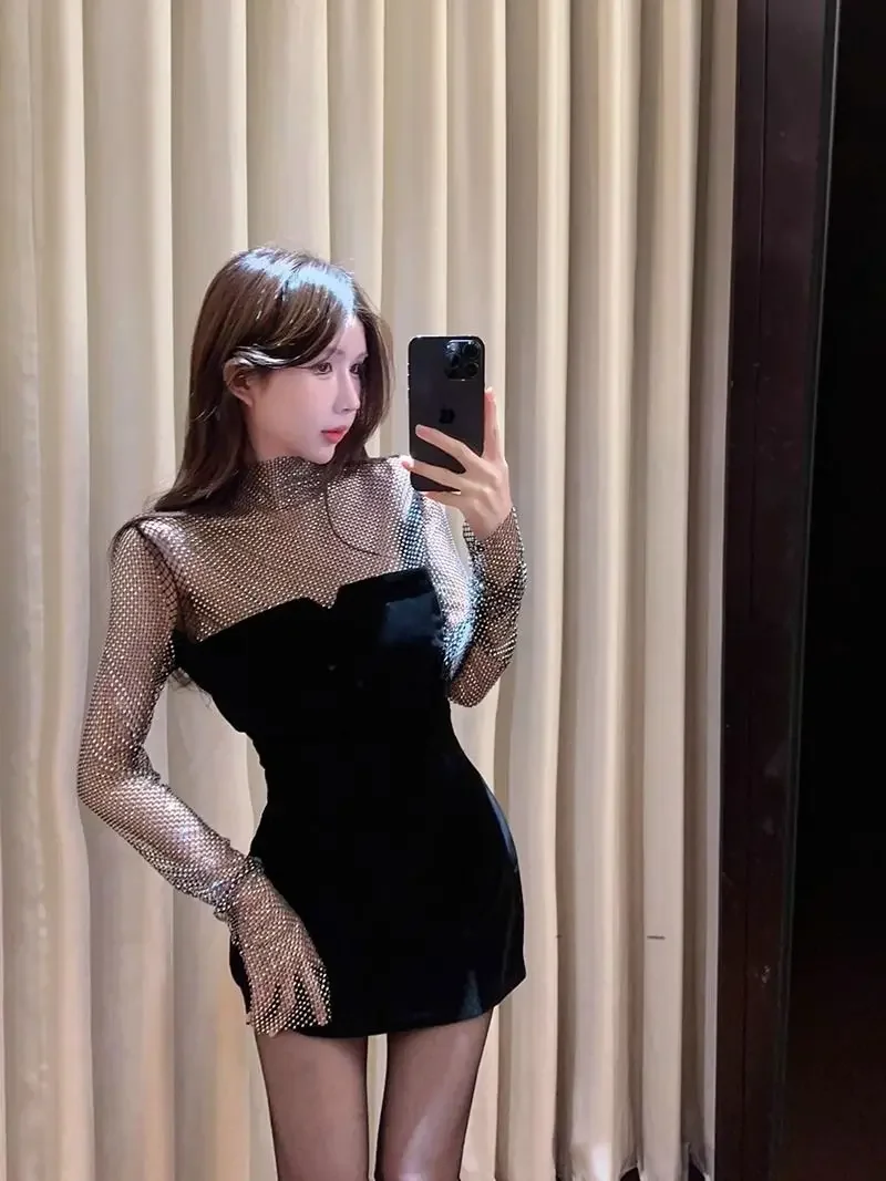 Long Sleeve Dress Sexy Coquette Clothes Dresses for Women Tight Short Mini Corset - Image 10