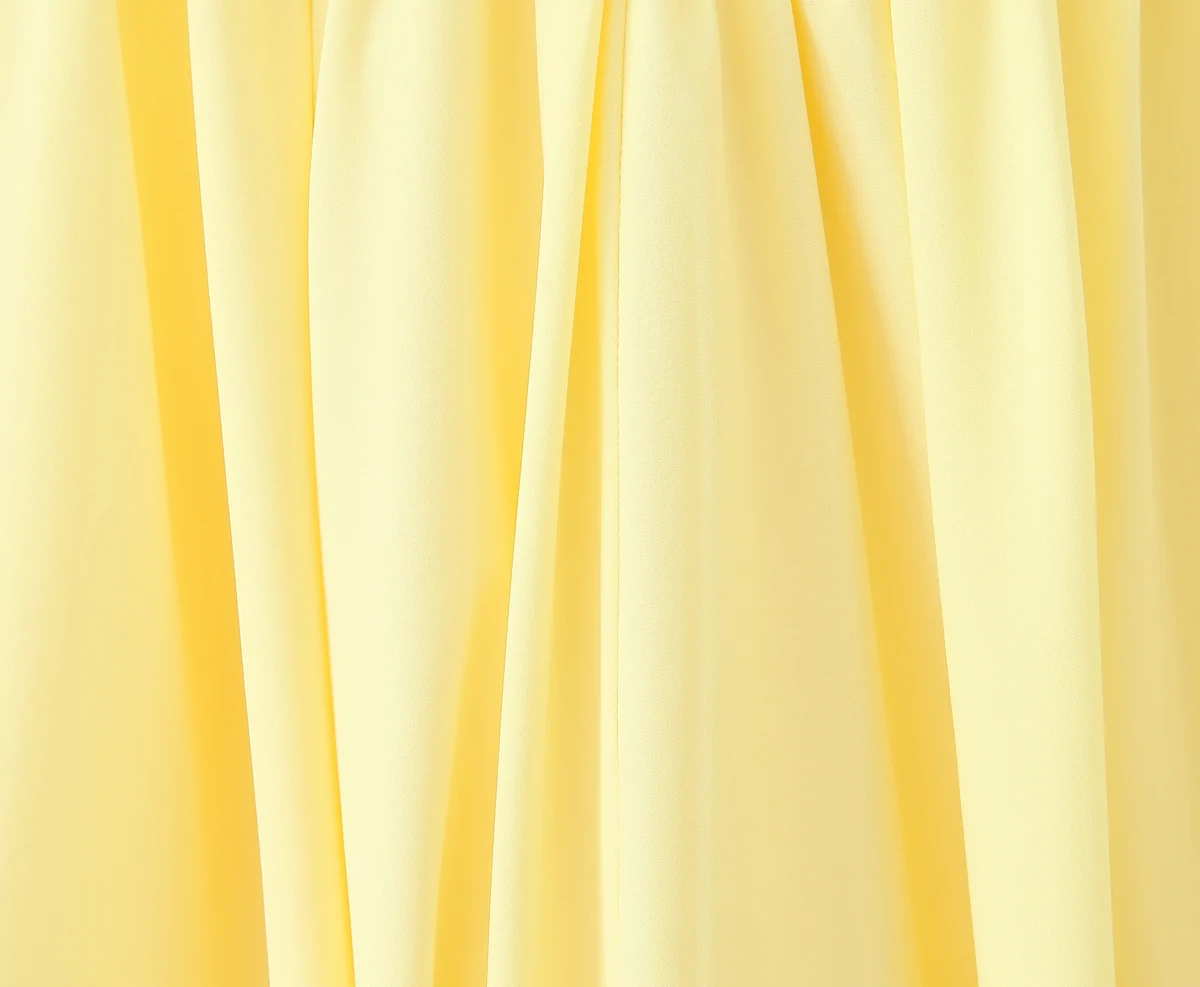 Strapless Bow Elegant Evening Party Dresses For Women Lace Up Bandage Back Ball Gown Yellow Dress Christmas Robe - Image 19