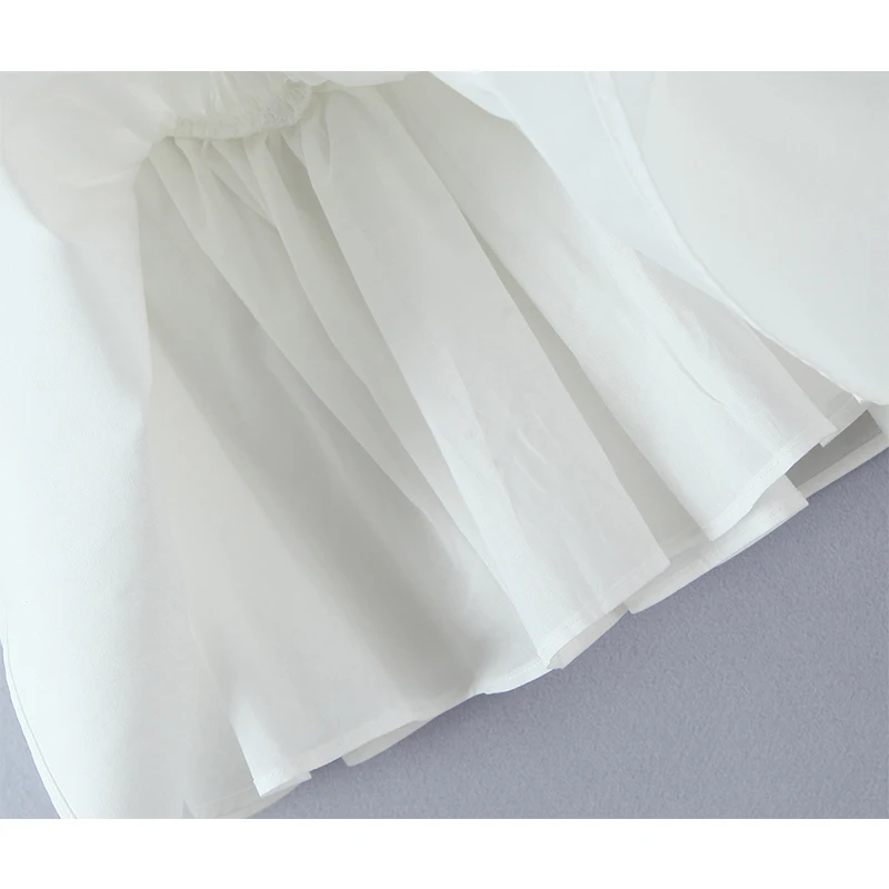 Sexy Backless Halter Embroidery White Dress For Women Elegant A-line Low Waist Mini Dresses - Image 4