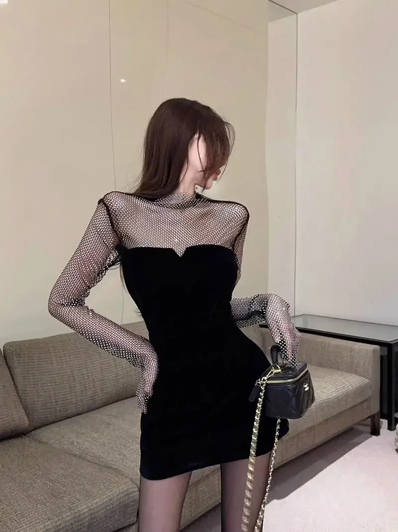 Long Sleeve Dress Sexy Coquette Clothes Dresses for Women Tight Short Mini Corset - Image 12