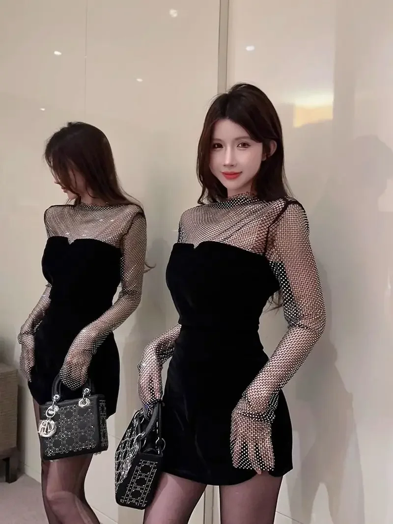 Long Sleeve Dress Sexy Coquette Clothes Dresses for Women Tight Short Mini Corset - Image 13