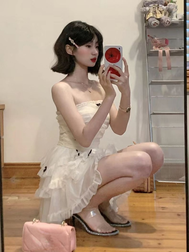 Black Dress Women Casual Corset Mini Office Lady Sleeveless Bodycon Lace One Piece Korean - Image 14